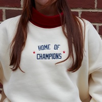 Sweat à capuche surdimensionné en coton pour femme, brodé sur mesure, col rond, tricoté, design de créateur, ensemble unisexe, personnalisation avec logo