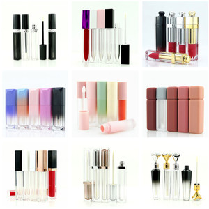 Forme de stylo Mini 5ml coupe unique en forme de <span class=keywords><strong>crayon</strong></span> brillant à lèvres tube brillant à lèvres personnalisé mat liquide rouge à lèvres tube en plastique avec baguettes - Product Image 6