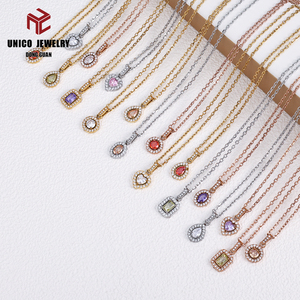 Juego <span class=keywords><strong>de</strong></span> Joyería Personalizable <span class=keywords><strong>de</strong></span> Acero Inoxidable 316L <span class=keywords><strong>de</strong></span> <span class=keywords><strong>Alta</strong></span> <span class=keywords><strong>Calidad</strong></span>, Chapado en PVD <span class=keywords><strong>de</strong></span> 18K, Duradero, Hipoalergénico, con Circonita Cúbica 5A, Antideslustre - Product Image 3
