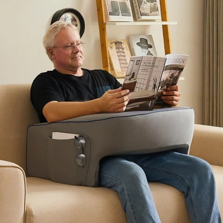 30D Memory Foam Portable Lap Laptop Desk Armrest Pillow