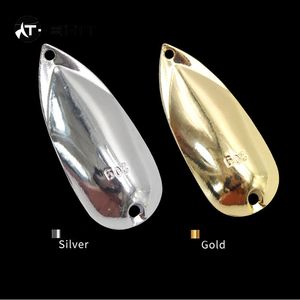 3,5g a 20g Capa <span class=keywords><strong>de</strong></span> natación larga Cebos <span class=keywords><strong>de</strong></span> agua dulce <span class=keywords><strong>Aliento</strong></span> <span class=keywords><strong>de</strong></span> diamante Cigarra Brillo Mandarina Oro Plata Metal Cuchara Señuelo Spinner - Product Image 2