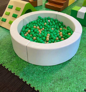 <span class=keywords><strong>Pas</strong></span> <span class=keywords><strong>cher</strong></span> blanc rose bleu personnalisé <span class=keywords><strong>mousse</strong></span> ronde avec des marches enfant intérieur 4ft 5ft 6ft 7ft soft play equipment ball pit pour fête location jouer - Product Image 1