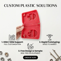 Service de moulage par injection plastique sur mesure pour pièces industrielles durables de haute précision, composants OEM pour machines et électronique