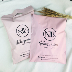 biodegradable custom printed plastic packaging bags packing polythene poly mailers personalised clothing shipping mailing bags