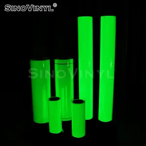 SINOVINYL PVC 4-6 Hours Self-Adhesive Glow In The Dark Photo Luminescent Vinyl Roll