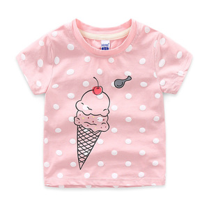 Productos de Moda, Camisetas Básicas con Cuello Redondo y Puntos para Niños, Marca Privada - Product Image 2