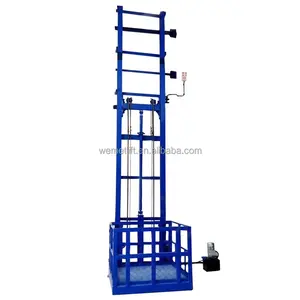 Electric scaffolding small cargo lift hydraulic cargo elevator wall mounted freight elevator vertical goods lift for outdoor