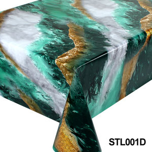 Wholesale Waterproof Luxury Dining <strong>Table</strong> <strong>Cloth</strong> Wedding Party Fabric Backing Gold Pvc <strong>Table</strong> <strong>Cloth</strong> - Product Image 5