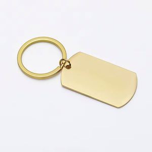 Vente en gros d'usine, porte-clés rond en métal personnalisé, porte-clés en acier inoxydable vierge à graver, porte-clés avec logo - Product Image 3