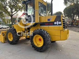 Cargador frontal usado Komatsu WA100 CAT Cargador de ruedas de alta calidad Japón Original 1500kg Carga nominal 6200kg Máquina de construcción - Product Image 2
