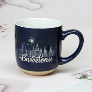 Taza de Café de Cerámica con Grabado Láser Personalizado de Recuerdo de la Ciudad de <span class=keywords><strong>Barcelona</strong></span> - Product Image 6