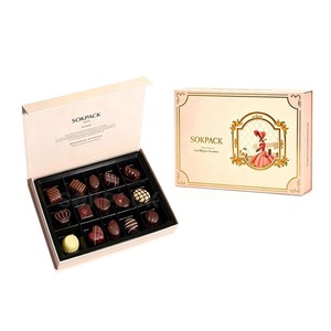 Boîte cadeau magnétique personnalisée de 15 pièces en matériaux recyclés, design adorable pour les mariages, les anniversaires, les cadeaux d'entreprise, les bonbons - Écologique - Product Image 1