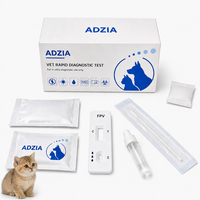 Carte de test rapide ADZIA FPV pour le virus de la panleucopénie féline, kit de test pour chats