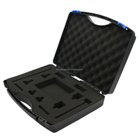 Mallette de rangement d'outils en plastique PP avec doublure en mousse et verrouillage à clip, boîte de transport portable pour outils et équipements