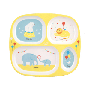 จานเมลามีนและจานอาหารค่ําทรงกลมหลากสี - Product Image 1