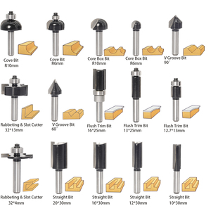 8 mét Shank 30 cái TCT <span class=keywords><strong>Router</strong></span> <span class=keywords><strong>bit</strong></span> thiết lập cao preccision và dài cuộc sống làm việc K10 tungsten carbide gỗ Cutter Set - Product Image 4