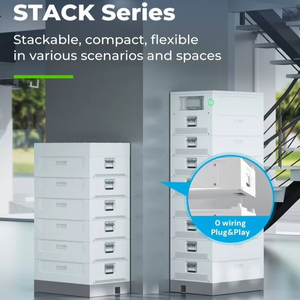 堆叠式电池 Hv 153.6V 204.8V 256V 307.2V 358.4V 409.6V 460.8V 512V 50ah 25.6kwh-512kwh 太阳能锂电池 - Product Image 1