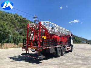 รถบรรทุกเคลื่อนที่แบบติดตั้งบนรถพ่วง API 7K รุ่น ZXJ70 สำหรับงานซ่อมบำรุงหลุมขุดเจาะน้ำมัน 40 ตัน 350 แรงม้า ความลึกสูงสุด 3200 เมตร - Product Image 3