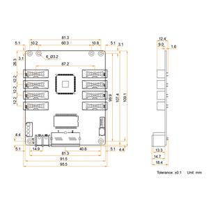 Tarjeta de control Pantalla <span class=keywords><strong>LED</strong></span> con tarjeta de recepción y control Tarjeta de recepción de pantalla de video DH418 para pantalla a todo color para Novastar - Product Image 5