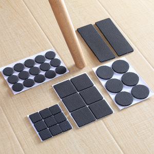 YC Anti Slip EVA Furniture <b>Pads</b> 1.1mm Black Self Adhesive Cushioning Protective <b>Pad</b> For Table <b>Chair</b> Legs - Product Image 1