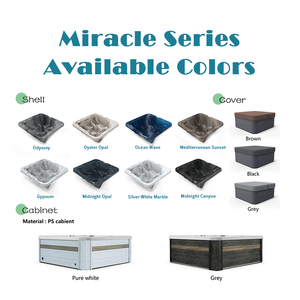 Vente en gros Nouveau design Bain à remous Balboa Bain à remous extérieur carré <span class=keywords><strong>Caldera</strong></span> Jakuzzi de luxe avec grand jacuzzi - Product Image 3