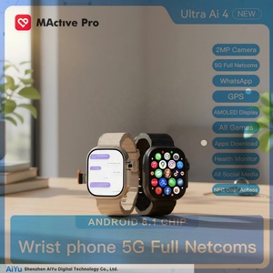 Nuovo Smartwatch Android 4G/5G con Schermo AMOLED HD da 2,06 Pollici, Chiamate SIM, Fotocamera, Risposta alle Chiamate, Pagamenti, Unisex, Miglior Regalo per Adulti - Product Image 1