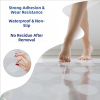 20 autocollants antidérapants ronds par sachet pour salles de bain, escaliers et sols de piscine - Autocollants antidérapants auto-adhésifs, imperméables et à forte adhérence