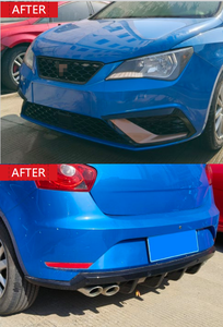 Kit de Conversión de Parachoques para <span class=keywords><strong>Seat</strong></span> <span class=keywords><strong>IBIZA</strong></span> 2013 2014 2015 2016, Kit de Carrocería <span class=keywords><strong>Cupra</strong></span>, Parrilla Delantera, Parachoques, Difusor Trasero - Product Image 4