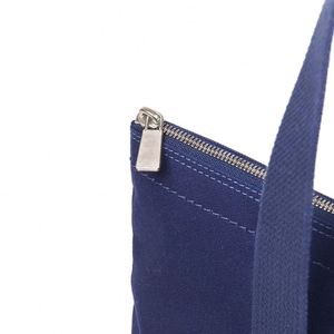 Sac fourre-tout pour femme à longue poignée, grande capacité, fermeture éclair, en tissu durable, avec double fond renforcé - Product Image 6