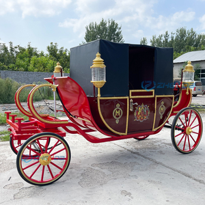 Carruaje Turístico Chino Antiguo con 6 Asientos, Estructura de Acero Eléctrica para Bodas y Turismo - Product Image 5