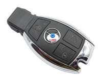 Clé de voiture à distance 3B 4B 433MHz 315MHz à 2 piles avec puce NEC pour Mercedes-Benz Classes A B C E S W203 W204 W205 W210 W211 W212 W221