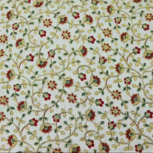 Elegant Poly <b>Raw</b> <b>Silk</b> <b>Fabric</b> Lightweight Breathable Quick-Dry Woven Abstract Flower Design for Home Textile Clothing DIY - Product Image 1