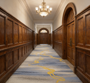 Tapis Axminster moderne imprimé sur mesure pour les salles de réception et de réunion d'hôtel - Product Image 5