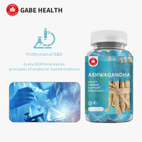 Complément alimentaire Gommes à mâcher à la racine d'Ashwagandha, formule végétalienne, pour adultes, pour calmer le stress, optimiser le sommeil et stabiliser l'humeur