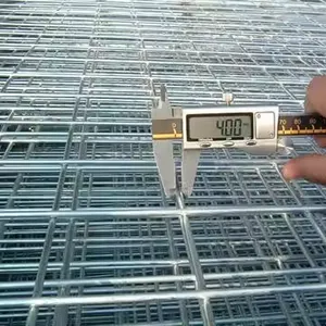 16 gauge galvanizli kaynaklı tel örgü panelleri beton çit