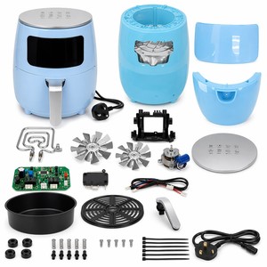 Freidora de Aire SKD/CKD de 4.5L, 12 en 1, Inteligente, Digital, Eléctrica, de Cocción Rápida, Electrodoméstico de Cocina, Freidora de Aire de Plástico KA03001 - Product Image 2