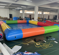 New Type Rechteckiges oberirdisches aufblasbares PVC-Wassers chwimmbad für Kinder und Erwachsene