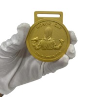 Médailles sportives modernes personnalisées en métal, alliage de zinc, or, argent, bronze, médaille d'escrime 3D avec ruban, logo et couleur personnalisés