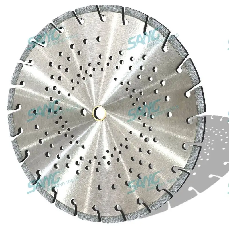 SANG 도구 350 mm 14 인치 arix 세그먼트 레이저 용접 다이아몬드 톱날 콘크리트 용 절단 디스크