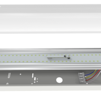 Luminaria LED de 5 Pies y 44 Vatios, 1500 mm de Longitud, para Pasillos, Escaleras, Supermercados, Regulable Automáticamente, IP20, SAA, CE, ROHS, ETL, Garantía de 5 Años