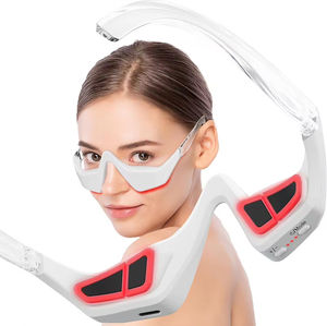 Appareil de soin des yeux électrique 3 modes, lunettes de thérapie rouge pour éliminer les cernes, massage oculaire 3D, réduction des cernes - Product Image 1