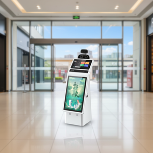 STARMATE Çin Yüksek Teknoloji Reklam Gösterimli Akıllı Robot Resepsiyon Robotu Restoran Otel Alışveriş Merkezi Rehberlik İnsansı Robot - Product Image 1