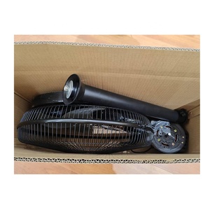 電気12インチ振動台座ファン10インチ高さ調整可能220V 110V屋外ホテル使用エネルギー効率の良い米国 - Product Image 4