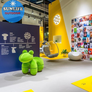 Kursi Anjing SUNLIFE dari Bahan Fiberglass dan Kain, Model Pony, Kursi Anjing Magis dengan Berbagai Warna - Product Image 1