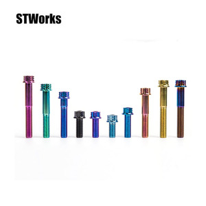 Tùy chỉnh titan đầu Thùy ốc vít/ốc vít/bu lông/Bu lông đầu lục giác với mặt bích lớn - Product Image 2