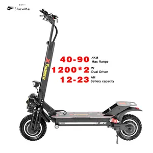 Wholesale price off road china powerful motor kick fast 2 two wheels foldable 48v 52v 2400w dual motor adult scooters