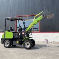 TIANTONG 500kg Elektrischer Allradlader Mini Knickgelenkter Hoflader mit Lithium-Batterie Bestes Angebot