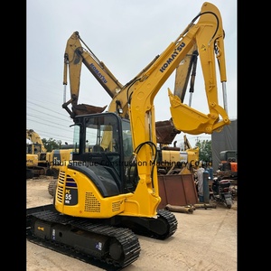 Mini-excavatrice sur chenilles d'occasion Komatsu PC55 de 5 tonnes du Japon, modèle PC55MR, avec certification EPA - Product Image 5