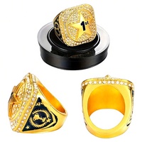 Numéros de classement personnalisés compliqués 123 étoiles alliage Sport prix anneaux jeu honneur strass Look basket-ball Football cérémonie utilisation