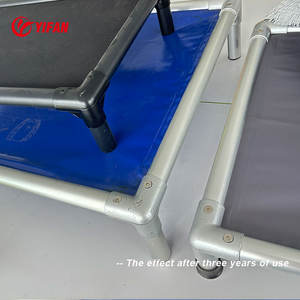Aluminium rahmen Open Outdoor Indoor Aluminium Haustier Schlaf bett Erhöhtes Hunde bett Tragbares rutsch festes Fußstützen-Haustier bett - Product Image 5